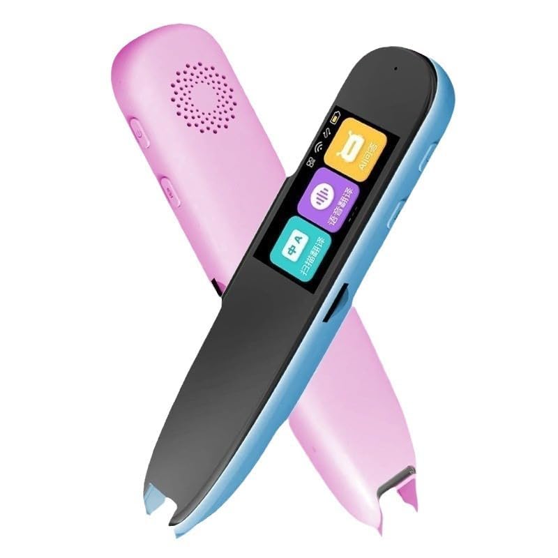 Image of Smart Reading Pen - Universal English Scanning, Multifunctional Student Translation & Dictionary Pen (Pink)