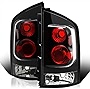 SPEC-D TUNING Black Housing Clear Lens Tail Lights Compatible with 2005-2015 Nissan Armada, Left + Right Pair Assembly