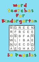 Word Searches For Kindergarten 1982050756 Book Cover