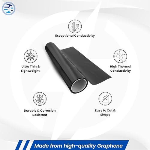 Image of Graphene Conductive Sheet (Dimension: 8 inch x 4 inch)