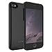 Produktbild Ennotek Akku Hülle für iPhone SE / 5s / 5, 4000mAh Powerbank Battery Case für iPhone SE/5S/5 (200% Akkulaufzeit) - Schwarz