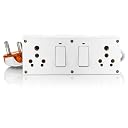 HI PLASST Electric Heavy Duty 16a Extension Board for Heavy appliances with 2-16a Switch & 2-16a/20a sockets,with Indicator and Heavy Duty 1.5Sqmm Wire for Load Upto 2200w (Alx-16a-2+2-1.5sqmm-10m) gallery image