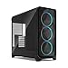 Produktbild Fractal Design Meshify 3 XL Black RGB Tempered Glass Light Tint - Gaming Computer-Gehäuse  Facetten-Mesh-Front  DREI RGB Momentum 14 Lüfter enthalten  GPUs bis 512mm Länge