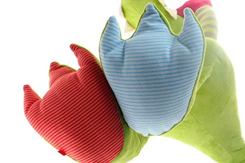 SIGIKID 38874 Drache XXL Patchwork Sweety Mädchen und Jungen Kuscheltier empfohlen ab 1 Jahr mehrfarbig – Bild 7