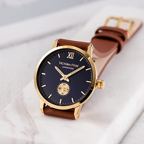 VICTORIA HYDE Klein Uhr Damen Analoges Quarzwerk Leder Armband