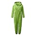 Onesie Adult Pajamas Women,Sherpa Jumpsuit Women Fuzzy Pajamas Plus Size Hooded Long Sleeve Onesie Pjs Fleece Winter Warm Playsuit Loungewear