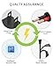 12V 2A Power Supply AC Adapter Replacement with 8 Tips, Regulated 12 Volts 2000mA Cord Charger for LED Strip Light, CCTV Camera, GPS, Webcam, Router, BT Speaker DC12V Transformer (6ft)