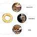 Milisten 1Pcs Tibetan Singing Bowl Cushion Round Cushion Pillow Handmade Singing Bowl Holder Pillow for Meditation Singing Bowls, Random Color (10X10X2.5CM)