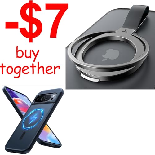 Pixel 9 XL Magnetic Case & Magnetic Phone Grip Ring Holder Kickstand
