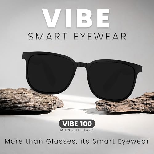 Image of Nope Vibe Smart Audio Glasses | Open-Ear Bluetooth Sunglasses with Immersive Sound, 10H Playtime, Button Controls, Voice Assistant, Rapid Charge, UV Protection