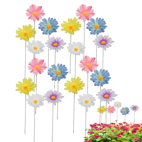 Dopsyesn Gartenstecker Bunte Blumenstecker Dekorative, Bunte...