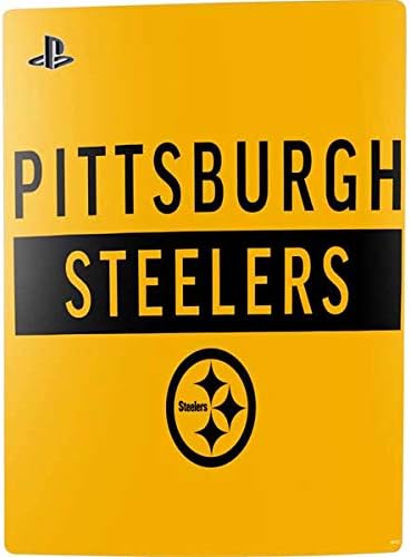 Skinit Decal Gaming Skin Compatible with PS5 Digital Edition Console + Controller - Officially Licensed NFL Pittsburgh Steelers Yellow Performance Series Design