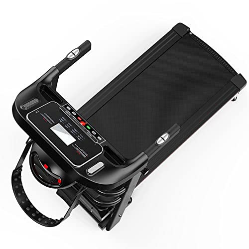 Image of Electric Folding Mini Exercise Running Machine Foldable Mini Fitness Home Treadmill Indoor Exercise Gym Folding Treadmills (Black)