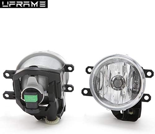 Fits 2018 Toyota Yaris Hatchback Fog light Kit w/Bezels/Wiring/Switch/Halogen Bulbs
