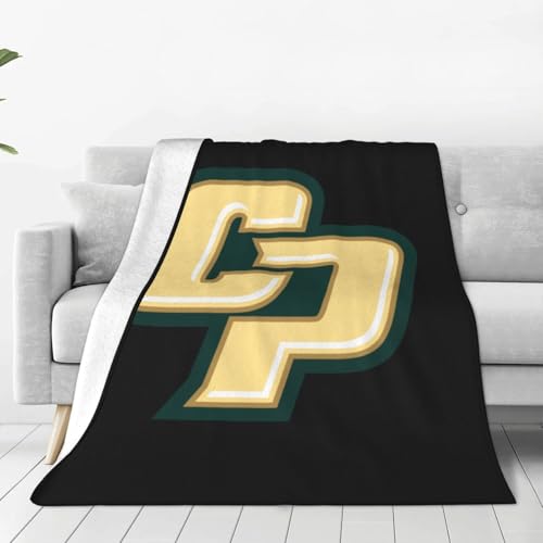 Cal Poly Mustangs Ultra-Soft Micro Fleece Blanket Multi-Size Flannel Blanket