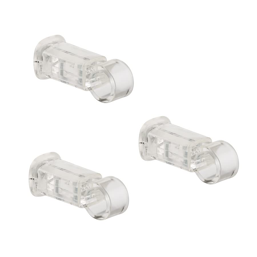 Support mural à collier radiateur Ø22 mm transparent robuste 75 kg
