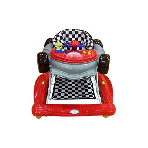 Andador y balancín para bebé diseño fórmula 1 rojo Cover