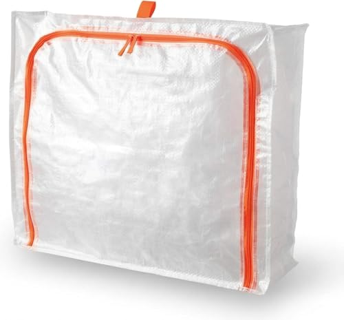 IKEA Parkla Storage Case, 55X49X19 Cm (22X19X7, Polypropylene),Transparent