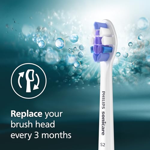 Philips Sonicare S2 Sensitive Brush Heads, 3-Pack, 9 Month Supply, White - image 6