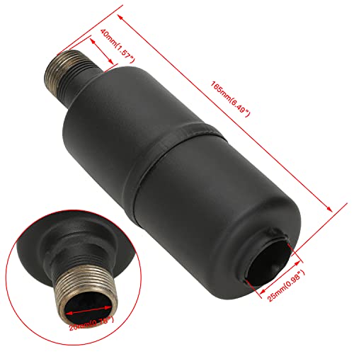 Yoxufa YO-EXH06-BLACK Upgraded Exhaust Header Pipe Muffler thumb #5