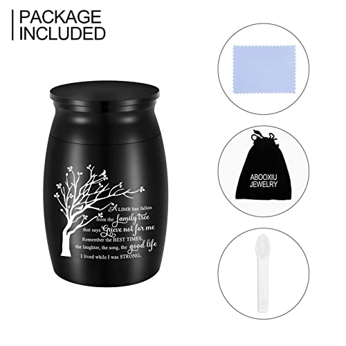 3 Inches Small Urn For Ashes Tree Of Life Aluminum Mini Urn For Ashes Cremation Keepsake For Human Ashes Memorial Ashes Holder For Women Men #TOP6