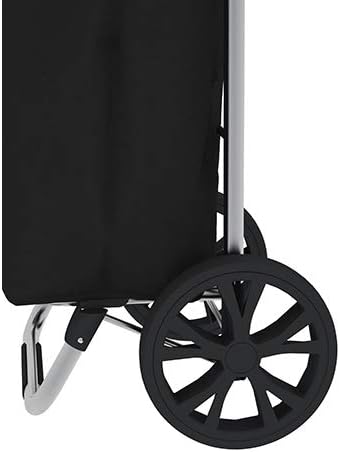 Colombo Dakar Steel Shopping Trolley, Iron Polyester Plastic, Army Green, One-Size