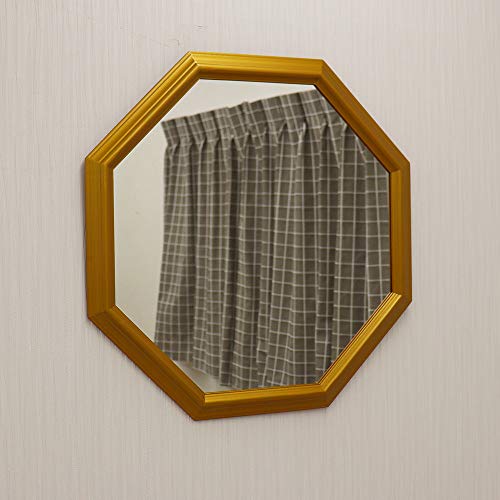 八角ミラー 57cmタイプ 選べるカラー天然木 鏡 壁掛け メーカー直送品 日本製 八角鏡 (ゴールド) 玄関 姿見 鏡 壁 全身 八角ミラー 風水ミラー 風水 開運 全身鏡 壁掛け 八角形 鏡 姿見鏡 おしゃれ 壁掛 ウォールミラー 壁ミラー 日本製 壁