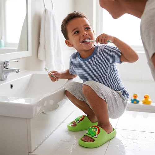 Image of Kids Cloud Slides Boys Girls Slides Non-slip Summer Beach Pool Shoes EVA Girls Everday Slip on Slide Sandals Garden Slippers Bathroom Shower Shoes