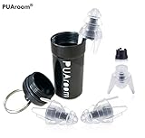 PUAroom SleepingPro Noise Cancelling Sleep Ear Plugs Silicone Reusable Hearing Protection Earplugs for Sleeping,Army,Shooting,Swimming and Flying