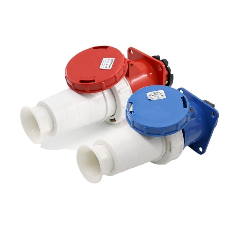 Prise de courant industrielle étanche 125A haute protection pour connexions 4 plots