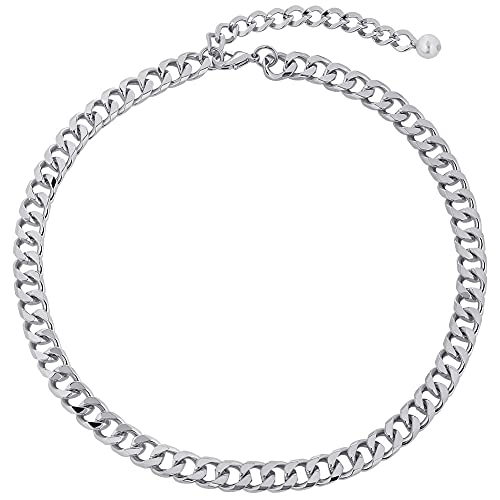 Elegante Collana Argento per Donna – Questa collana con catena a maglia argentata è un accessorio sofisticato che aggiunge un tocco di classe al tuo outfit. Perfetta sia per il look quotidiano che per eventi speciali, valorizza ogni tipo di abbigliamento.