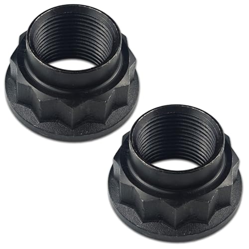 2Pcs Front & Rear CV Axle Nut Compatible with Toyota Lexus Scion Spindle Nut Replace 90080-17238 90177-22001