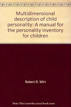 Paperback Multidimensional description of child personality: A manual for the personality inventory for children Book