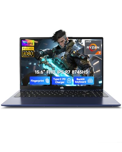 NIMO 15.6' IPS FHD-Gaming-Laptop, AMD Ryzen 7...