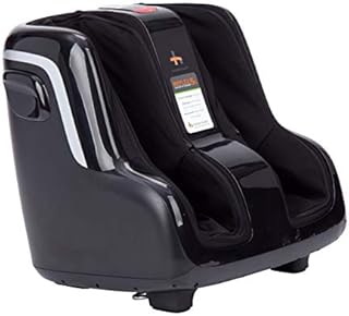 Human Touch Reflex5s Foot & Calf Massager for Stress & Plantar Fasciitis Relief + Relaxation + Kneading & Compression for Circulation Support - 1 Year Warranty - Adjustable Fit for Women & Men Size 12