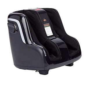 Human Touch Reflex5s Foot & Calf Massager for Stress & Plantar Fasciitis Relief+Relaxation +Kneading & Compression for Circulation Support -1 Year Warranty – Adjustable Fit for Women & Men Size 12