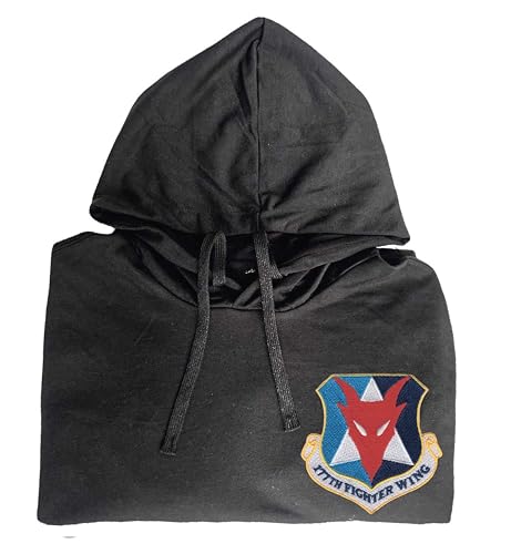 177th fighter wing embroidered shirt Black