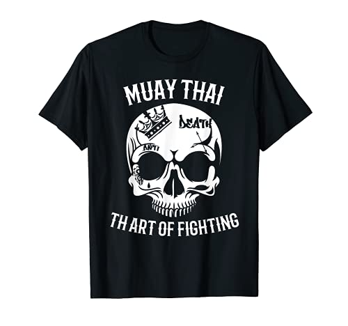 Muay Thai Skull - Thai Boxing and Kickboxing T-Shirt