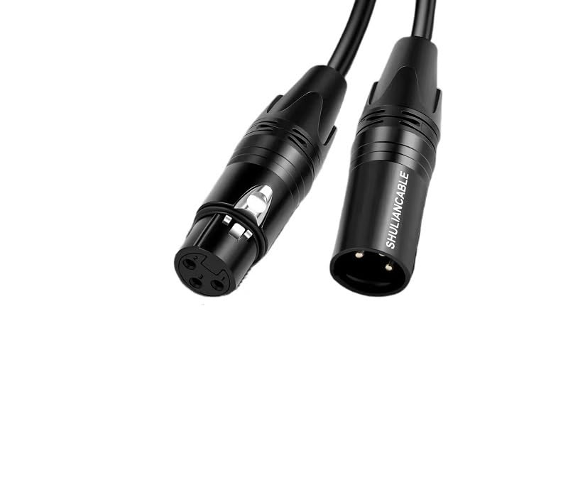 Mikrofon-XLR-Kabel, XLR-Stecker auf Buchse, Mikrofonkabel für Verstärker, Mischpult usw. (5 m)