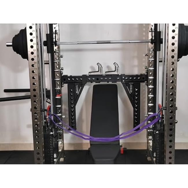 Power Cage Squat Rack Home Gym Accessory, Fits 3x3 Rack with 1 Hole