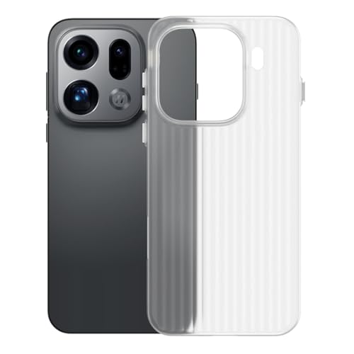 Case for Oppo Find X8 Pro,Slim Stripe Translucent Matte Hard PC Phone Case
