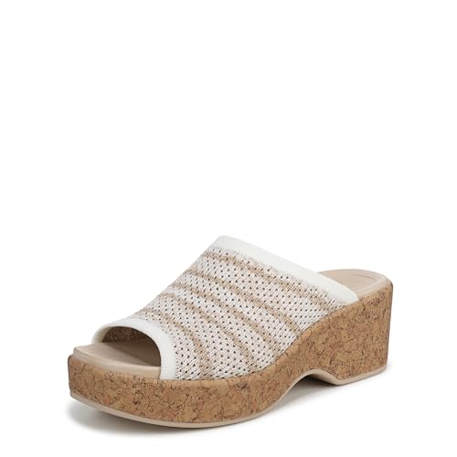 LifeStride Women's Very Ready Heeled Sandal White Sand 8 W