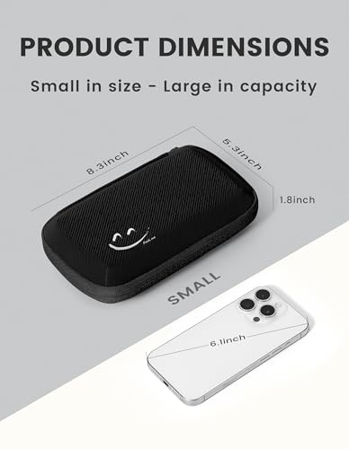 Travelkin Travel Cord Organizer, Small Electronic Organizer Travel Case, Cable Organizer Bag For Cords,Chargers Phone, Sd Card,Usbs - Image 4