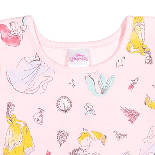 Disney Princess Mulan Belle Cinderella Ariel Toddler Girls Dress Scrunchy Set Pink 4T #TOP3