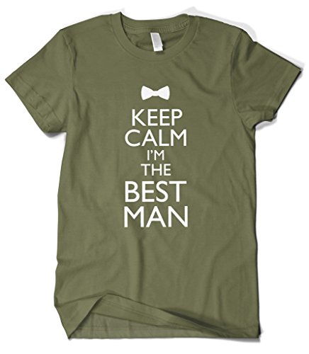Cybertela Men's Keep Calm I'm The Best Man T-Shirt
