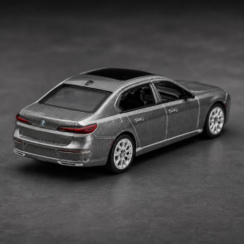 Image of Wizplex CCA Officially Licensed BMW i7 1:64 Scale Die Cast Metal Car - Collectible Alloy Luxury Electric Sedan Model with Free-Rolling Wheels, Display Showpiece for Kids 3+ & Car Enthusiasts
