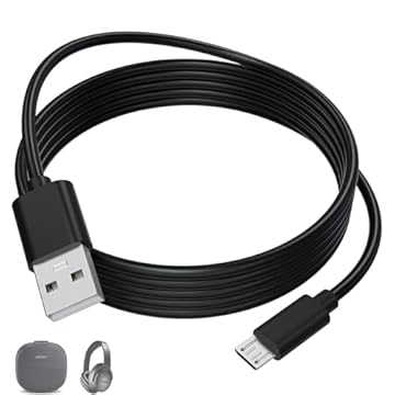 Cabo de carregamento micro USB compatível com Bose SoundLink Color Speaker I/II/III, SoundLink Mini II, SoundLink Revolve/Plus, SoundLink Micro, QC35 I/II, QC20, SoundSport/Pulse/Free Headphones (1,5