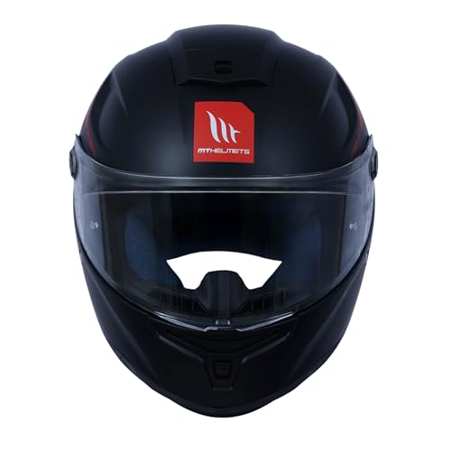 Image of MT Helmets Hummer B Solid Full Face Helmet - DOT, ISI & ECE R22.06 Certified, Polycarbonate Shell, Dual‑Density EPS, Pinlock‑Ready, Micrometric MDTC Fastener (~1450 g)