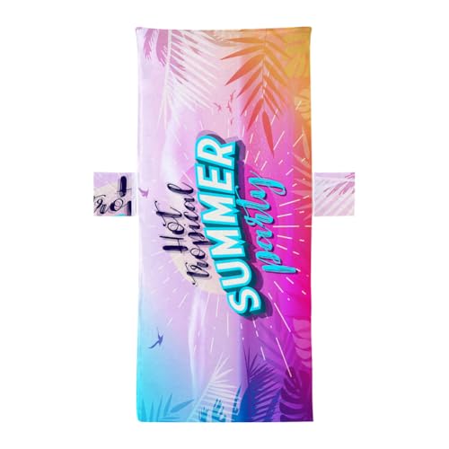 Protector de asiento de playa - Toalla de sillón de microfibra de gran tamaño para el verano | El protector de silla de piscina altamente absorbente se adapta a la mayoría de los sillones reclinables