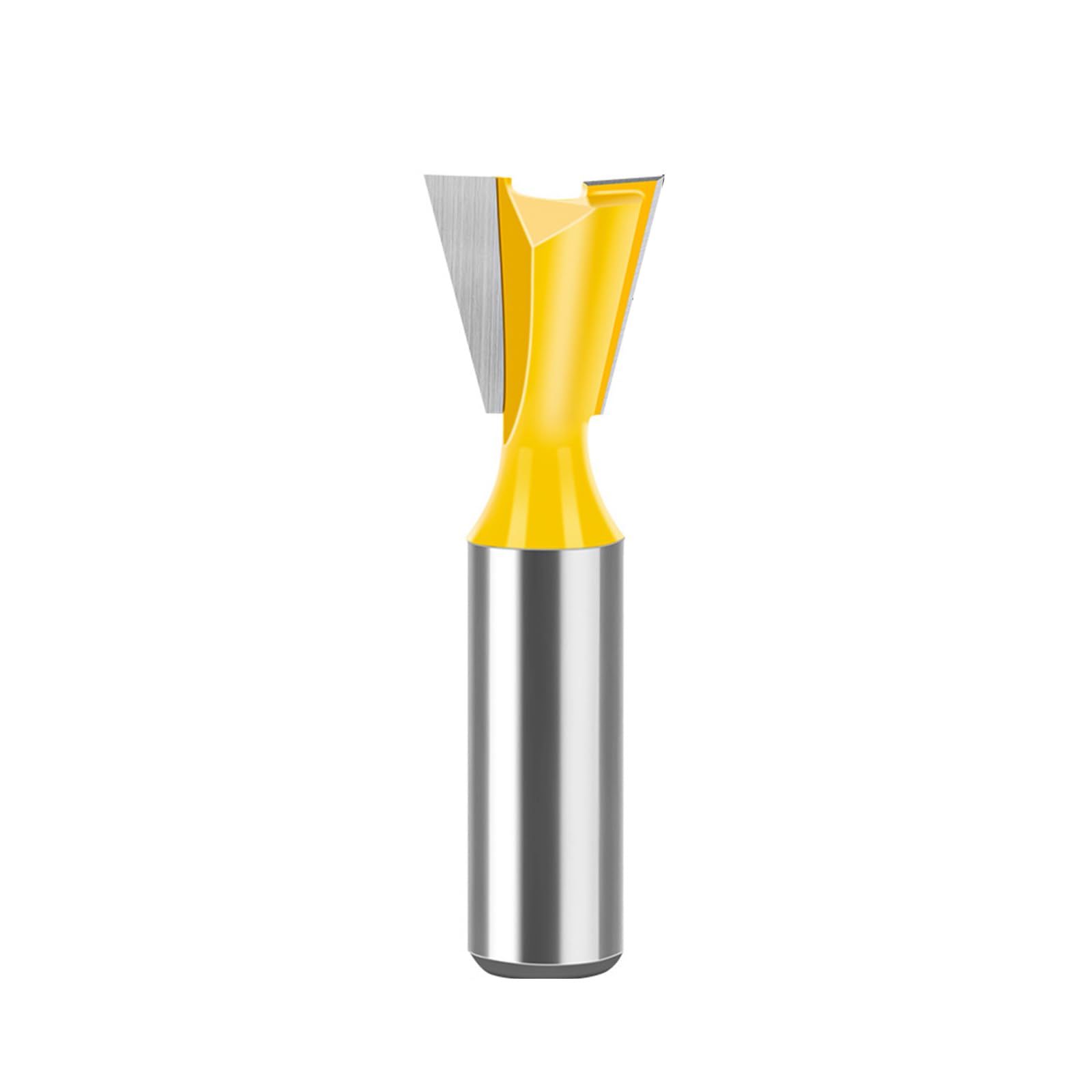 MACHSWON Straight Cut Router Bit Milling Cutter Cutting Dovetail Bit 1/2 Inch Shank,3/4" Cut Diameter Wood Cutting Trimming Cutter Double Flute Straight Grooving Bits for Woodworking Dovetail Bit
